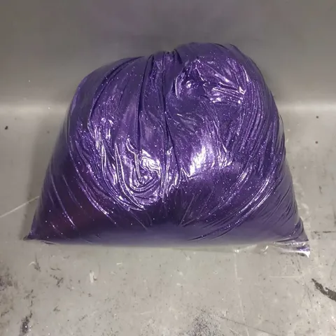 BOX OF APPROXIMATELY 10 BAGS OF FINE PURPLE GLITTER - COLLECTION ONLY