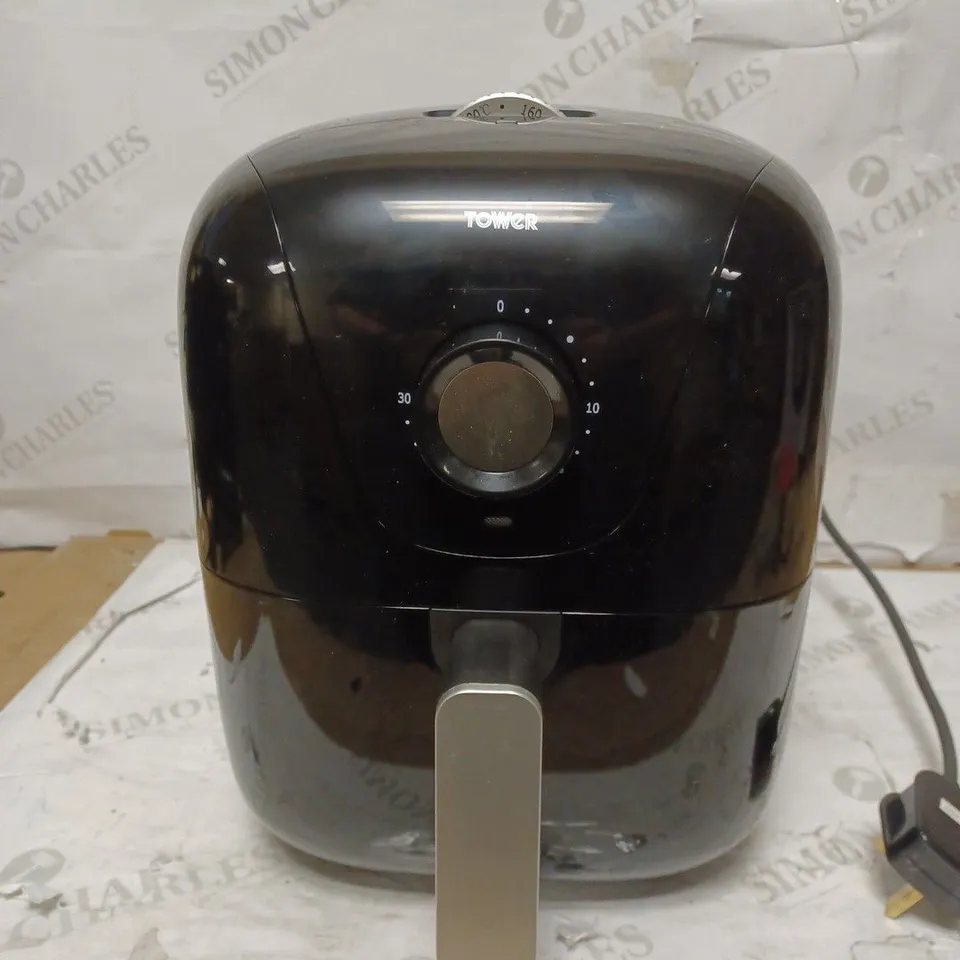 TOWER T17062 VORTX MANUAL AIR FRYER, 3 LITRE, 1000W, BLACK