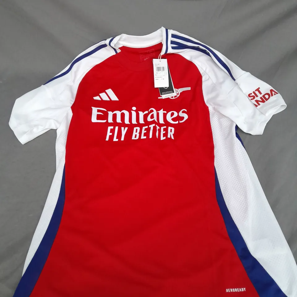 ADIDAS ARSENAL FC HOME JERSEY IN RED MULTI SIZE L