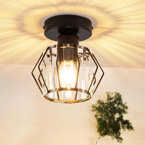 BOXED SEMI FLUSH MOUNT