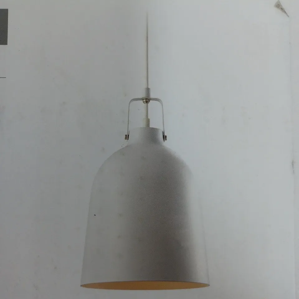 BOXED ENDON LIGHTING 1 LIGHT MINI PENDANT IN MATTE WHITE