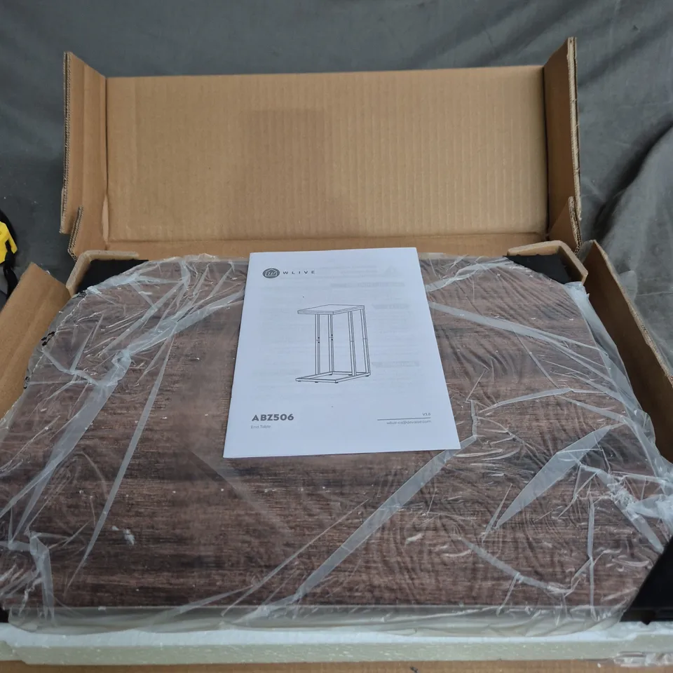 WLIVE ABZ506 END TABLE – WALNUT FINISH