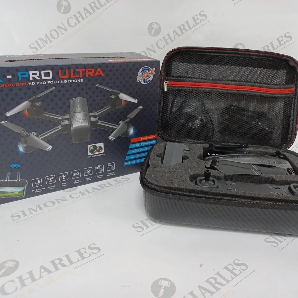 BOXED RDM GX-PRO ULTRA NEXT GENERATION HD PRO FOLDING DRONE 