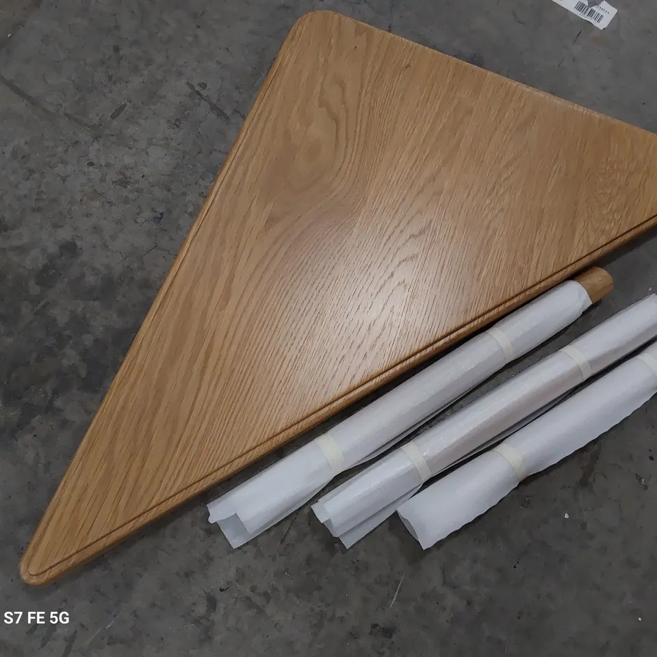DESIGNER SOLID OAK COFFEE TABLE