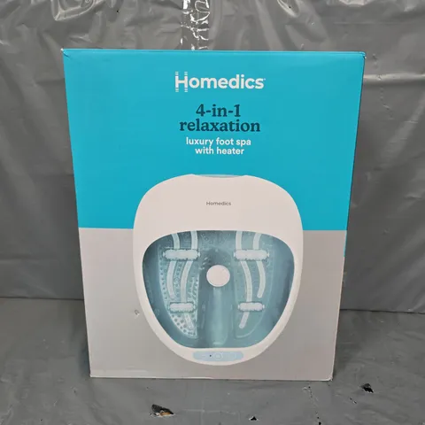 HOMEDICS 4 IN 1 SPA LUXURY FOOT SPA WITH HEATER 