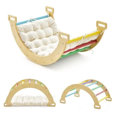 BOXED 2-IN-1 ARCH ROCKER WITH SOFT CUSHION - COLOURFUL