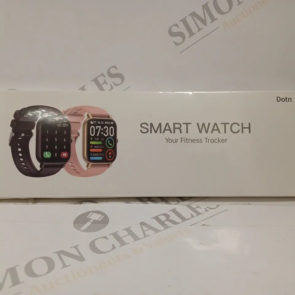 BOXED SEALED DOTN P66 FITNESS TRACKER SMART WATCH IN BLUE 