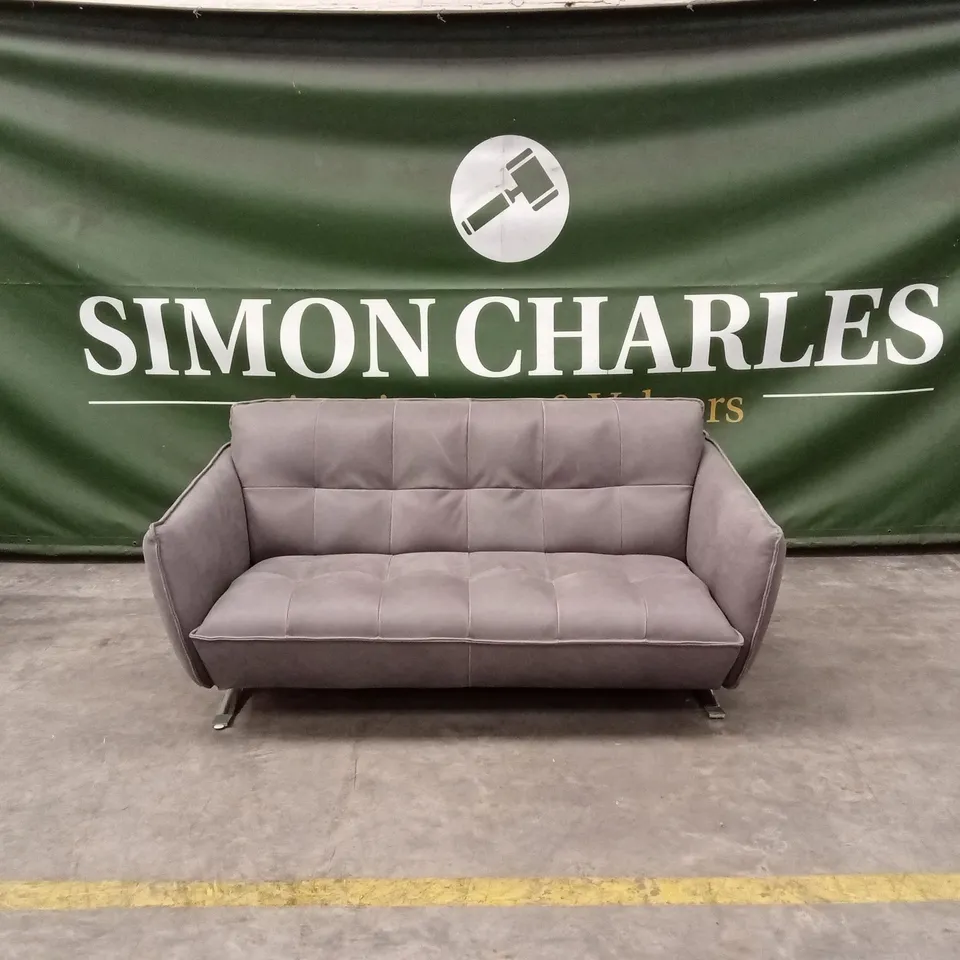 QUALITY DESIGNER ITALIAN MADE SEVILLE 2 SEATER LEATHER SOFA