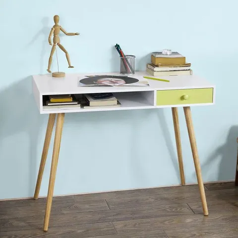 BOXED BRAELYNN WRITING DESK WHITE