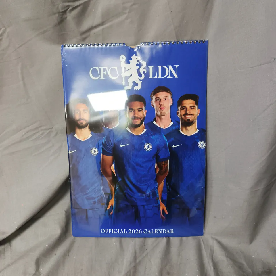 CHELSEA FC OFFICIAL 2026 CALENDAR – SPIRAL-BOUND
