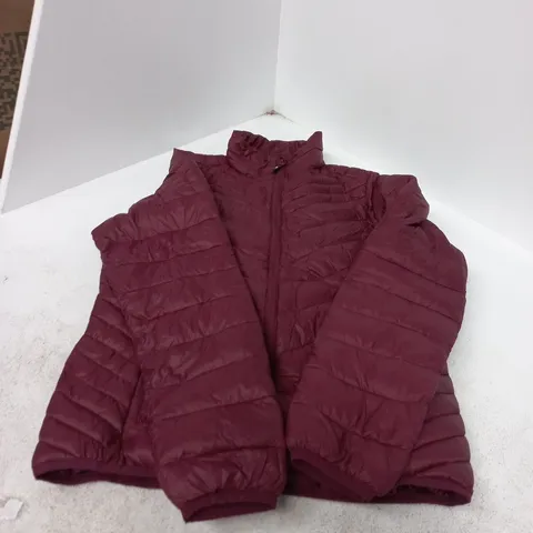 TRESPASS PUFFER GILET – UK 10 (EU 38, USA 6) MAROON