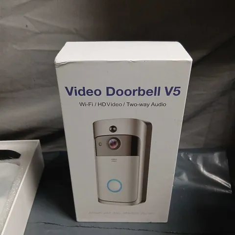 VIDEO DOORBELL V5 - WI-FI HD VIDEO, TWO-WAY AUDIO (BOXED)