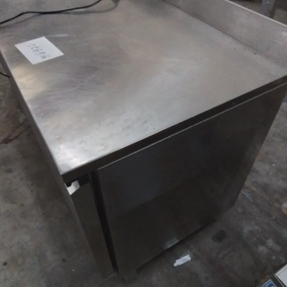 FOSTER COMMERCIAL STAINLESS REFRIGERATED KITCHEN PREP COUNTER 