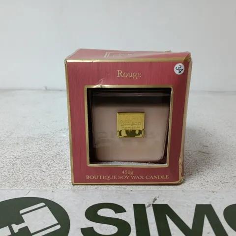 MAISON PARFUM ROUGE BOUTIQUE SOY WAX CANDLE – 450G