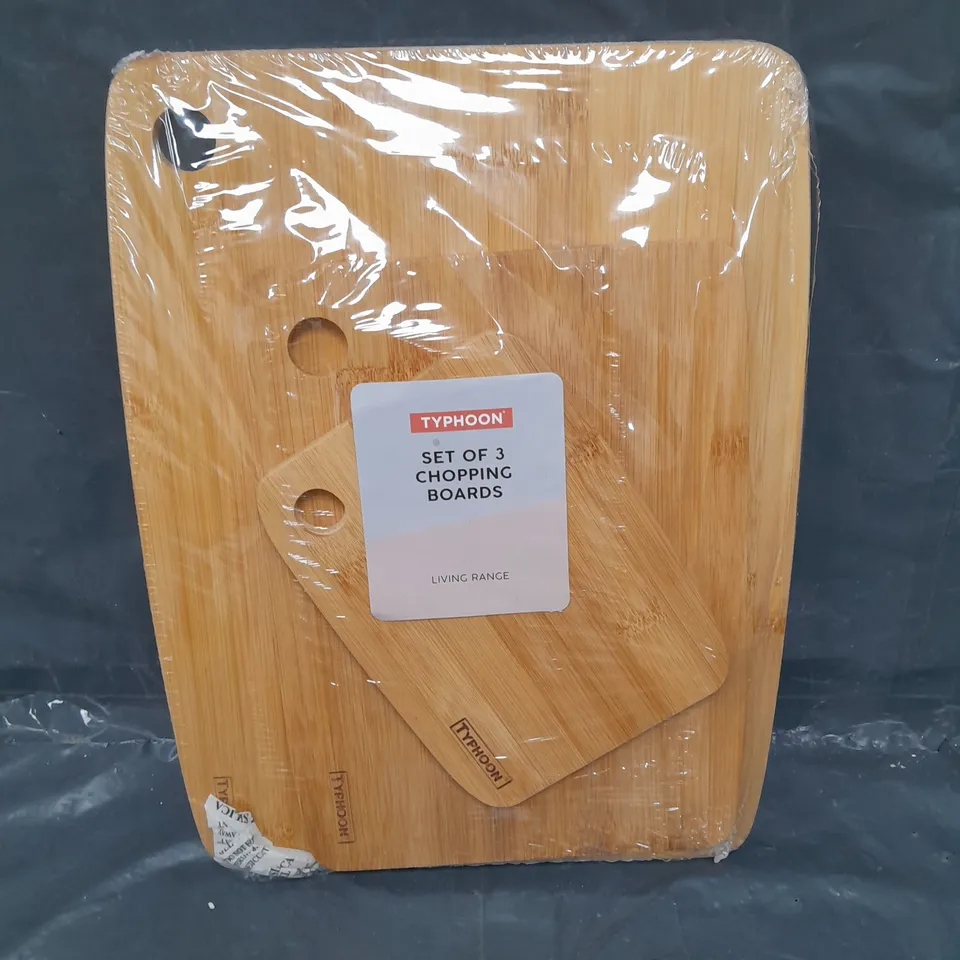 MASON CASH SET OF 3 BAMBOO CHOPPING BOARDS RRP £34.99