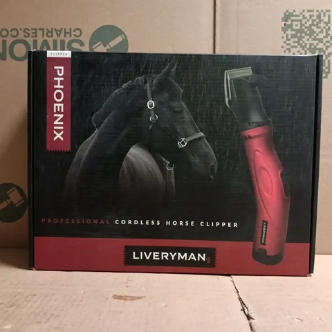 BOXED LIVERYMAN PHOENIX PROFESSIONAL CORDLESS HORSE CLIPPER