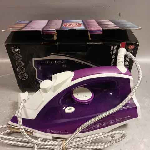 BOXED RUSSELL HOBBS SUPREME STEAM 2400W IRON