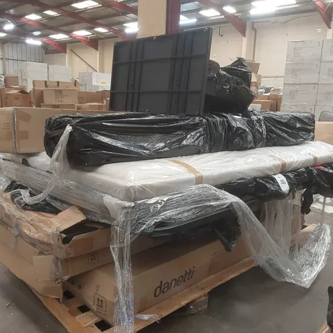 PALLET CONTAINING A LARGE QUANTITY OF ASSORTED DANETTI FURNITURE PARTS