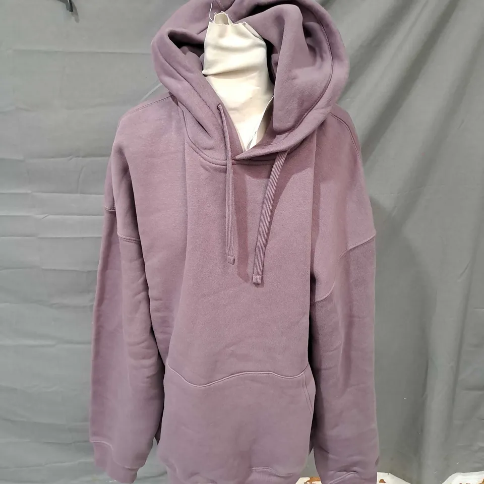 PULL & BEAR PURPLE PULL OVER HOODIE - EUR XXL