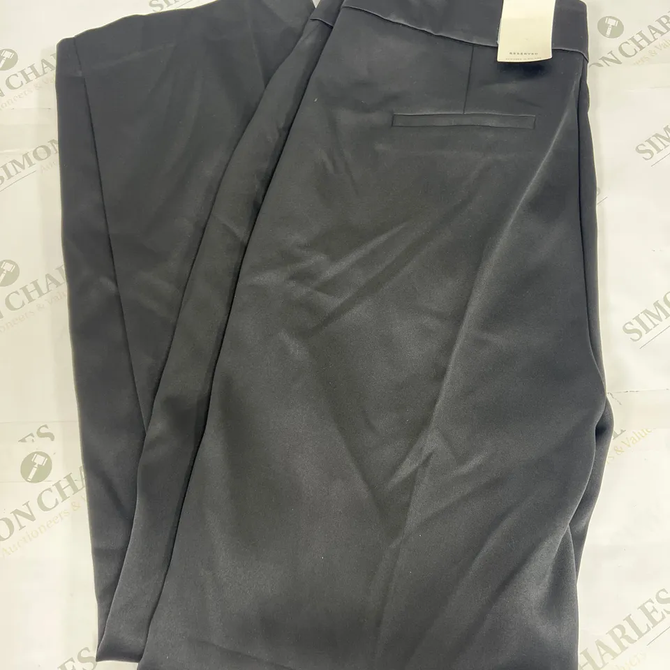 RESERVED SMART TROUSERS IN BLACK SIZE XL