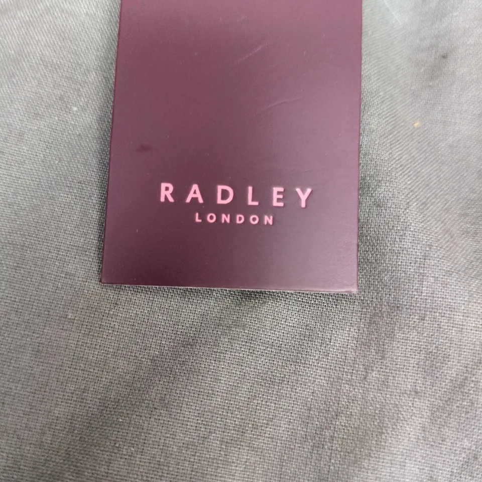 RADLEY LONDON STANHOPE SQUARE BLACK LEATHER HANDBAG