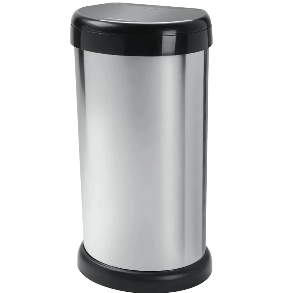 BOXED 42 LITRE TOUCH TOP WASTE BIN (1 BOX)