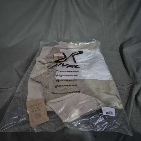 RVRC FLEECE ZIP UP TOP, COLOUR PEYOTE, SIZE SMALL. BAGGED