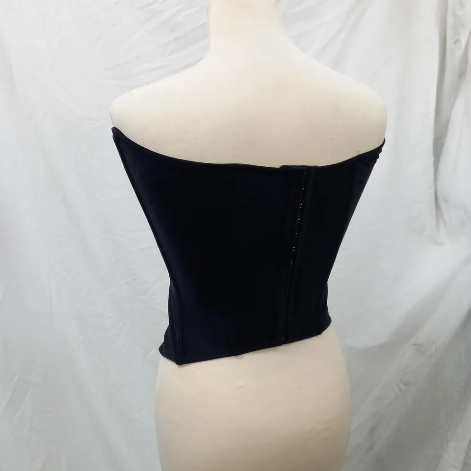 PACKAGED URBAN OUTFITTERS BLACK CROP TOP SIZE UK M