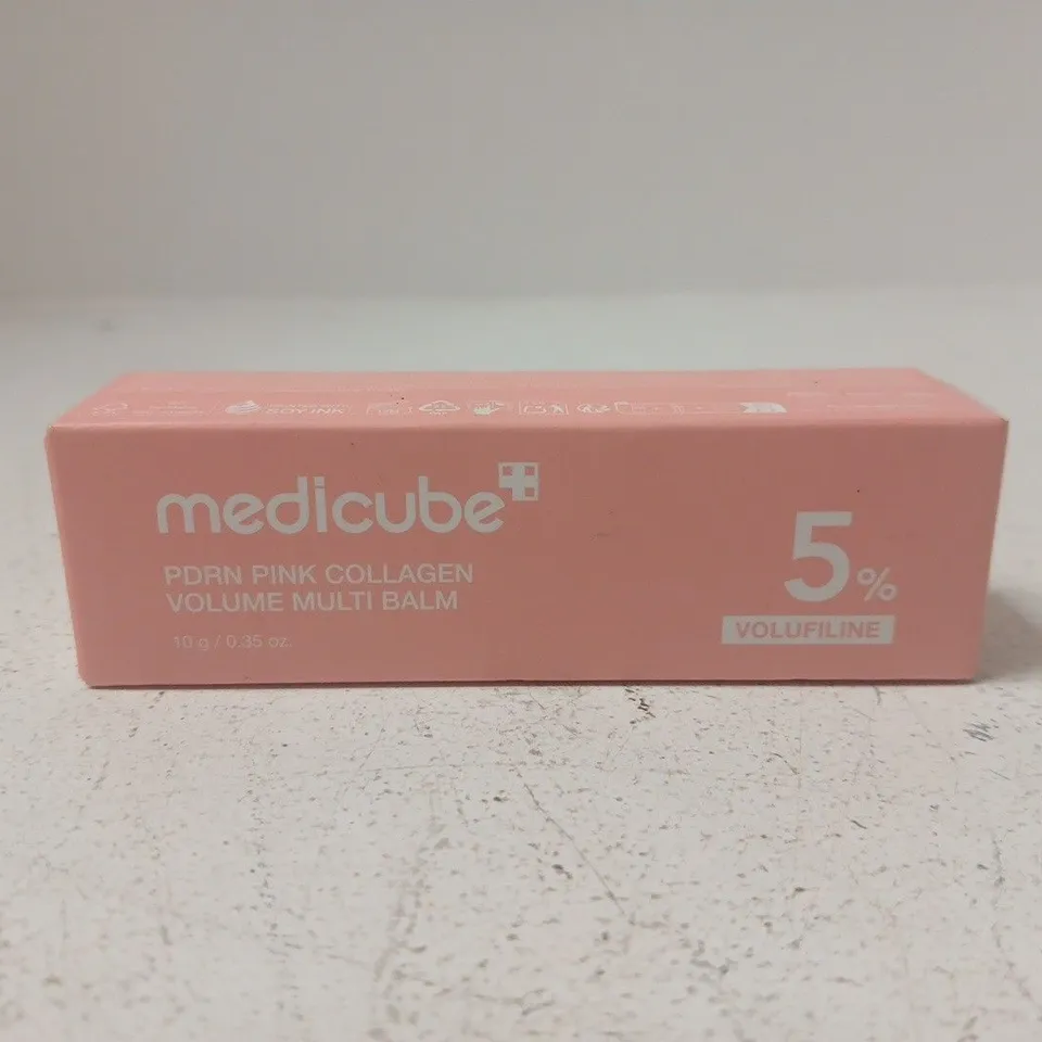 BOXED AND SEALED MEDICUBE PDRN PINK COLLAGEN VOLUME MULTI BALM (10G)