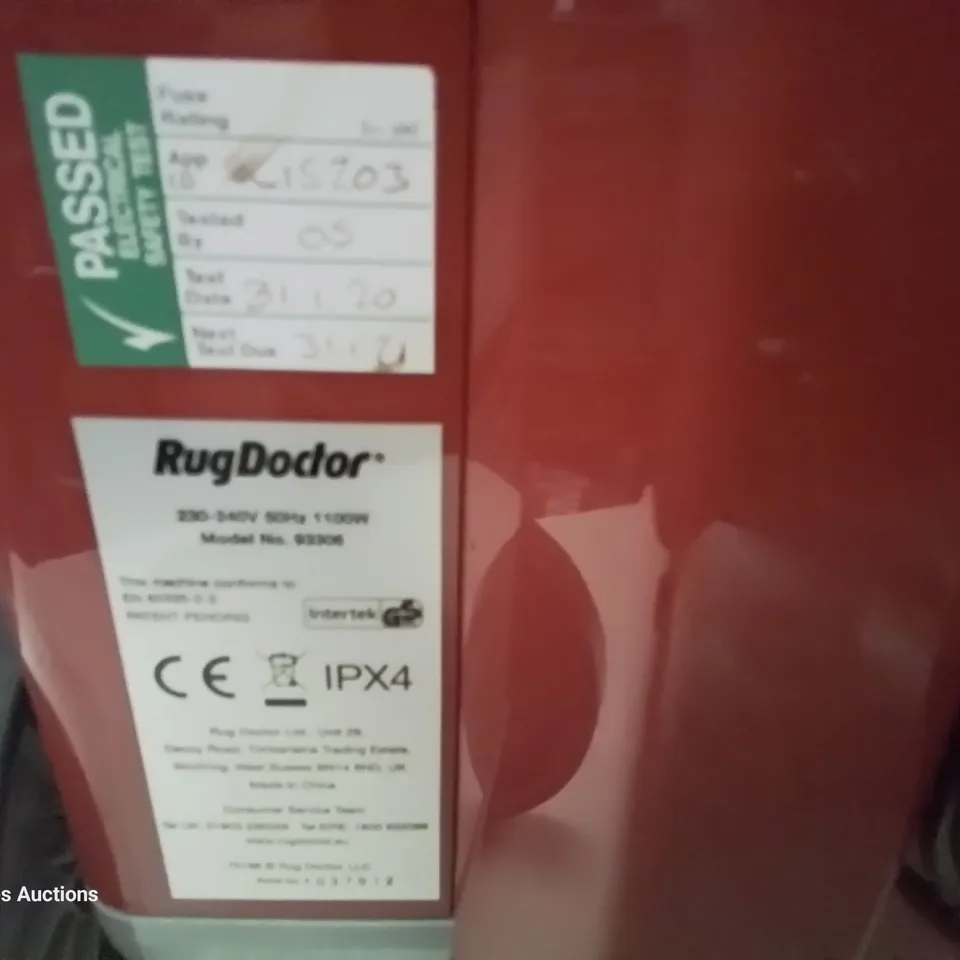 BOXED RUG DOCTOR PORTABLE SPOT CLEANER