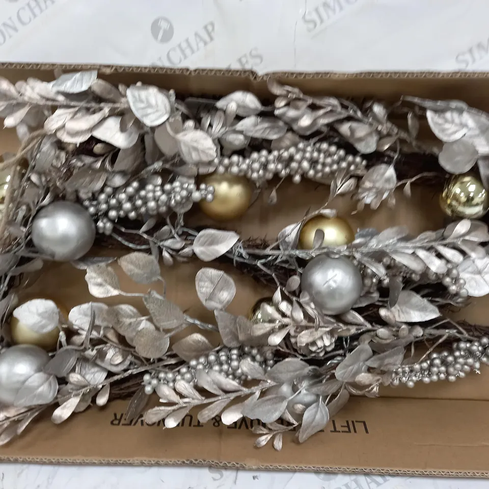 6FT CHAMPAGNE GOLD PRE LIT GARLAND RRP £39.99