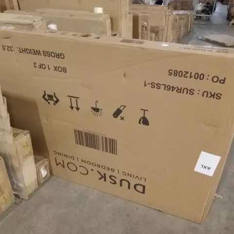 BOXED DUSK DOUBLE SIZE BED FRAME (2 BOXES)