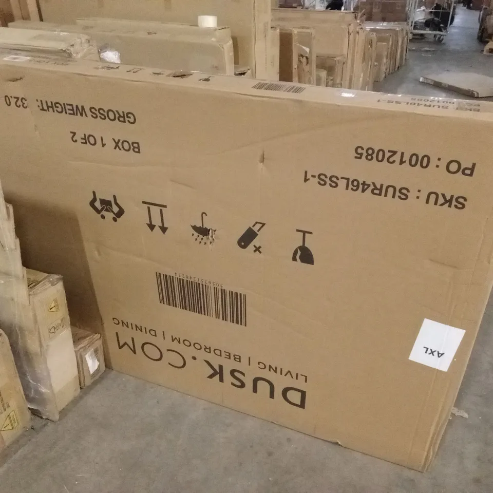 BOXED DUSK DOUBLE SIZE BED FRAME (2 BOXES)