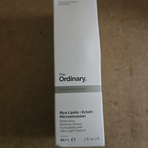 THE ORDINARY RICE LIPIDS + ECTOIN MICROEMULSION – 60 ML