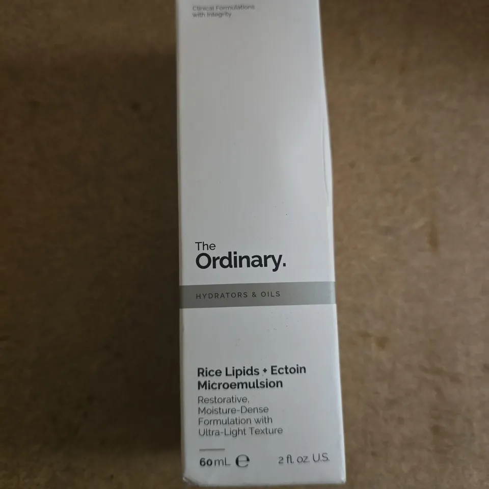 THE ORDINARY RICE LIPIDS + ECTOIN MICROEMULSION – 60 ML