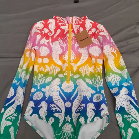 BODEN KIDS LONG-SLEEVED SWIMSUIT 6-7 YEARS