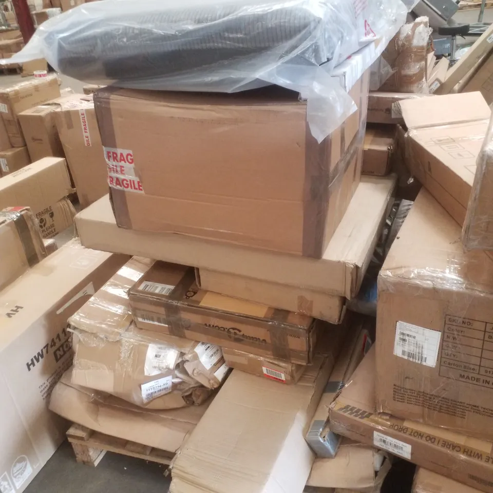 PALLET CONTAINING ASSORTED FLATPACK FURNITURE PARTS