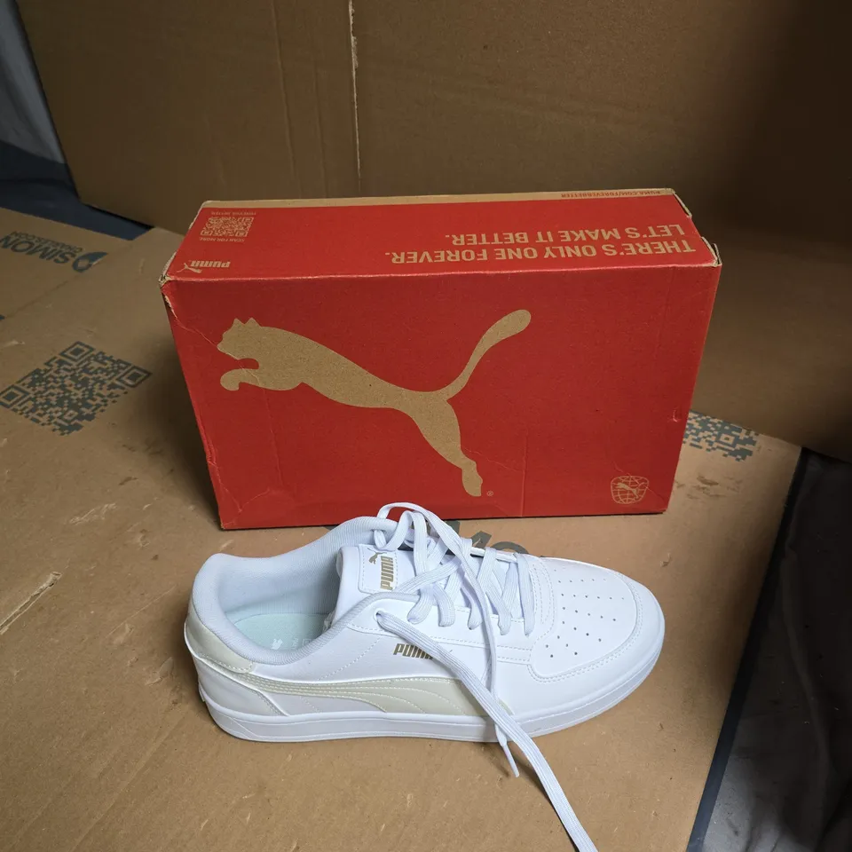 PUMA WHITE SNEAKERS - MEN'S - UK SIZE 10 