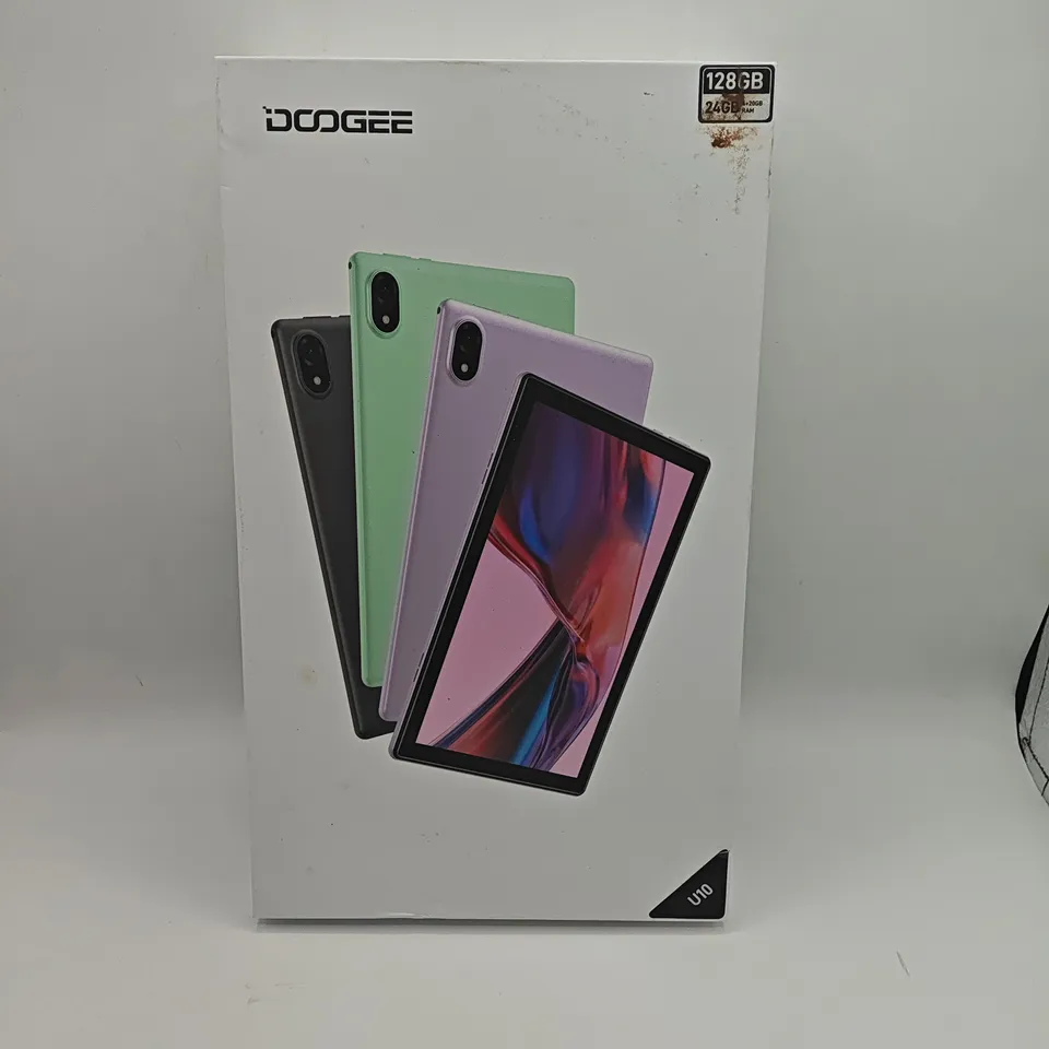 BOXED DOGEE U10 128GB TABLET IN BLACK