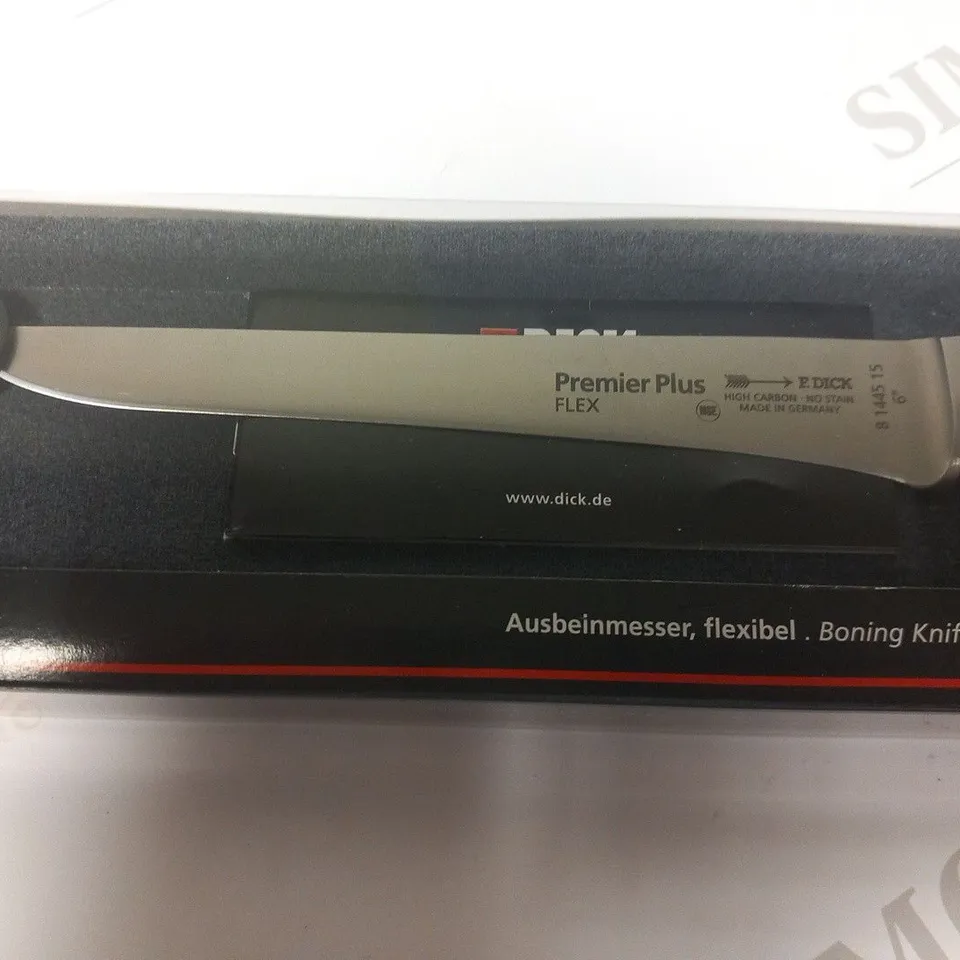 BRAND NEW BOXED DCK PREMIER PLUS FORGED SERIES 15CM BONING KNIFE, FLEXIBLE
