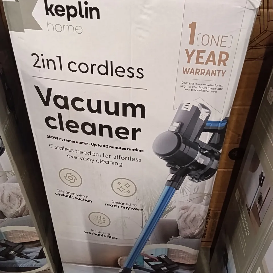 BOXED KEPLIN 2IN1 CORDLESS VACUUM CLEANER 