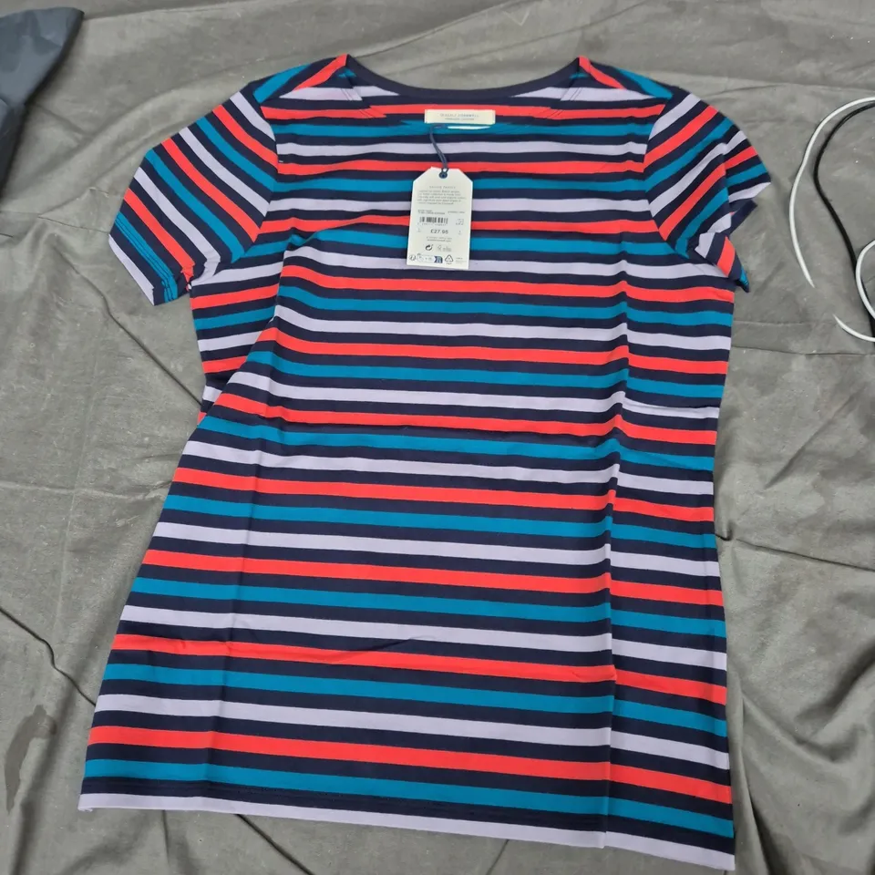 SEASALT CORNWALL THE SAILOR T-SHIRT – ORGANIC COTTON, STRIPED (UK 12)