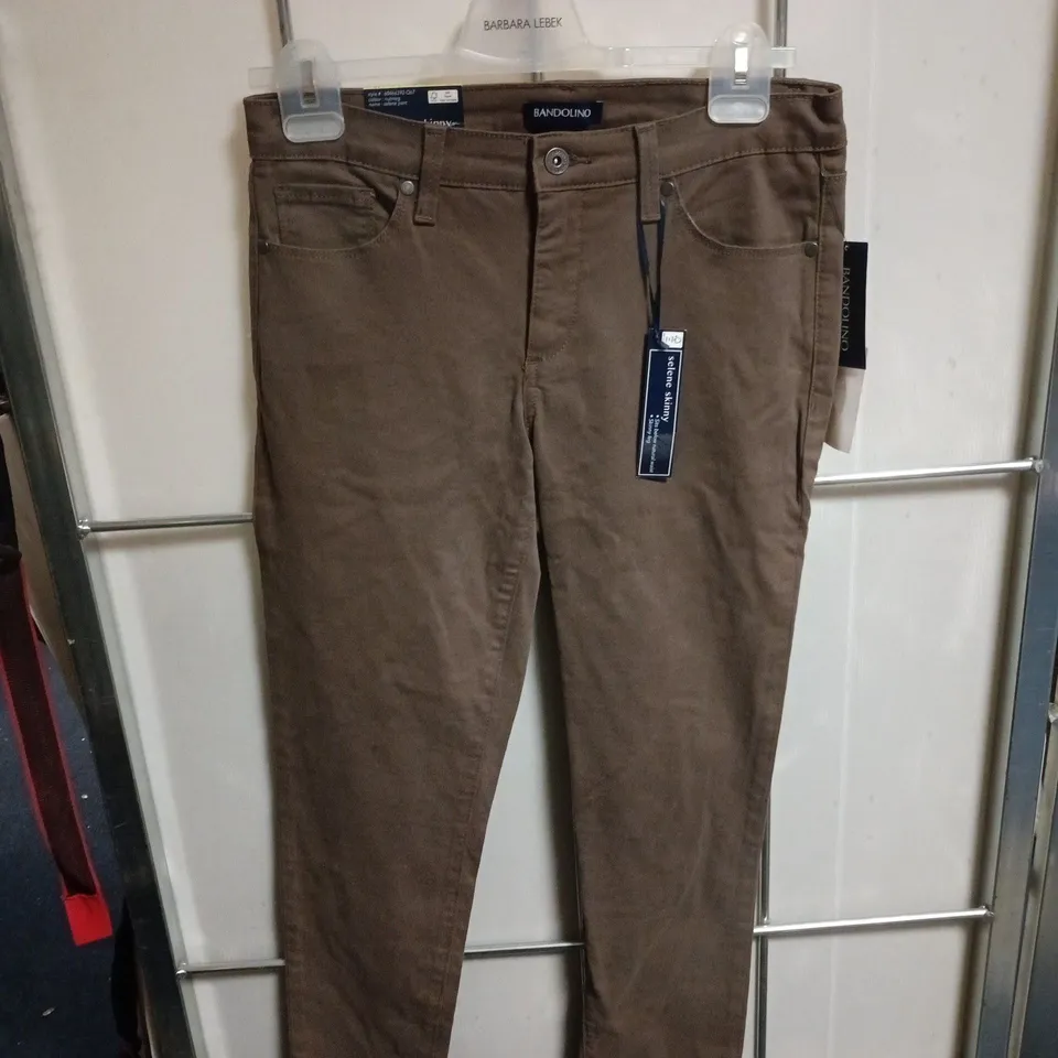 BANDOLINO SELENE PANT NUTMEG UK 10 TAGGED