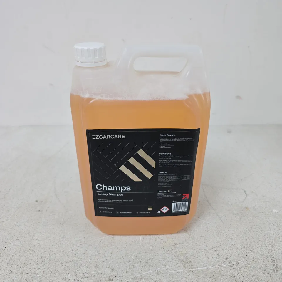 EZCARECARE CHAMPS LUXURY SHAMPOO (5L) - COLLECTION ONLY