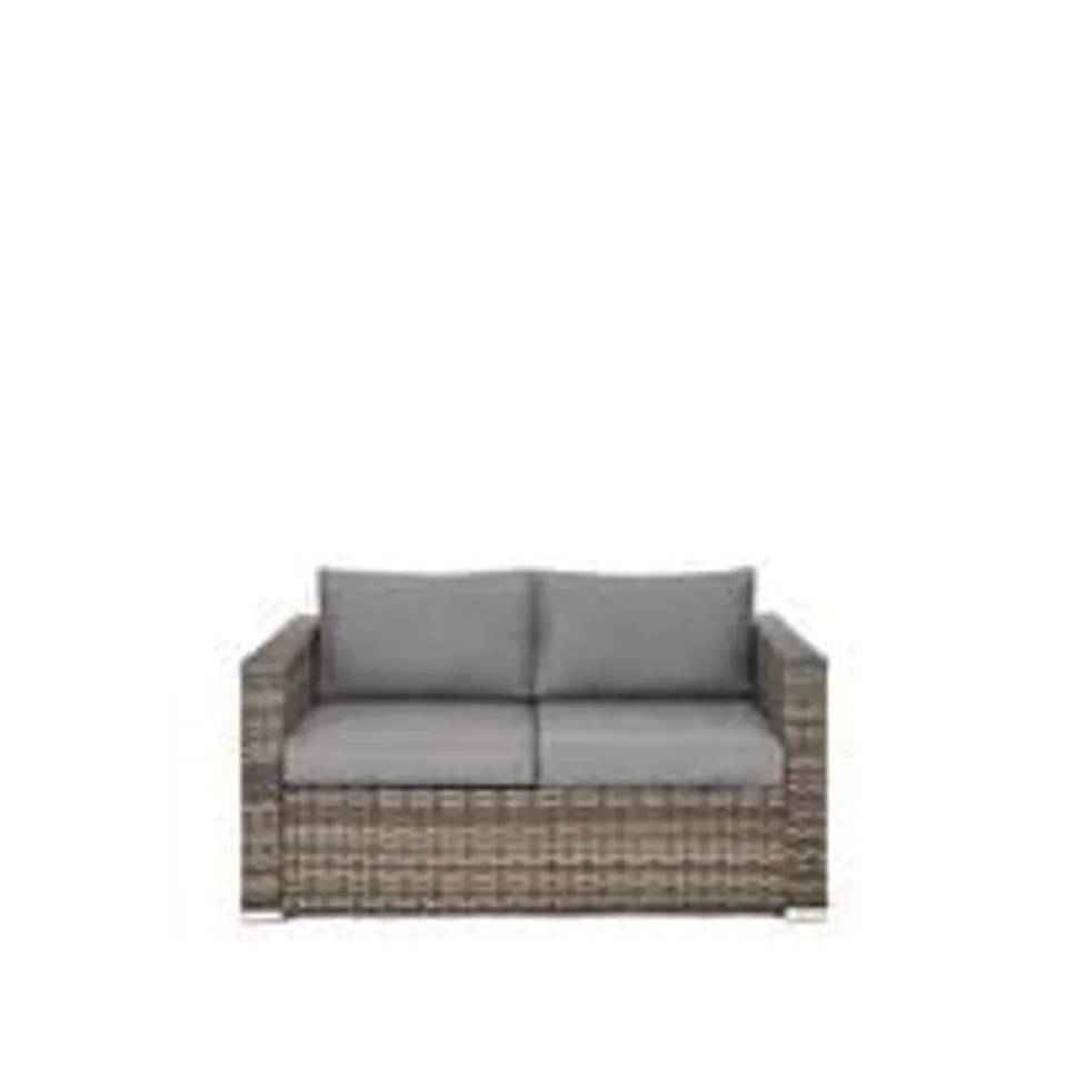 ARUBA 2 SEATER SOFA- GREY (1 BOX) RRP £249.99