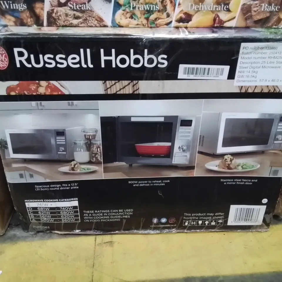 BO ED RUSSELL HOBBS COUNTERTOP MICROWAVE 