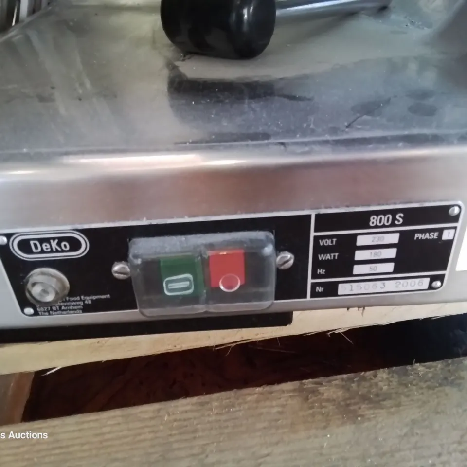 BERKEL 800S ELECTRIC MEAT SLICER 