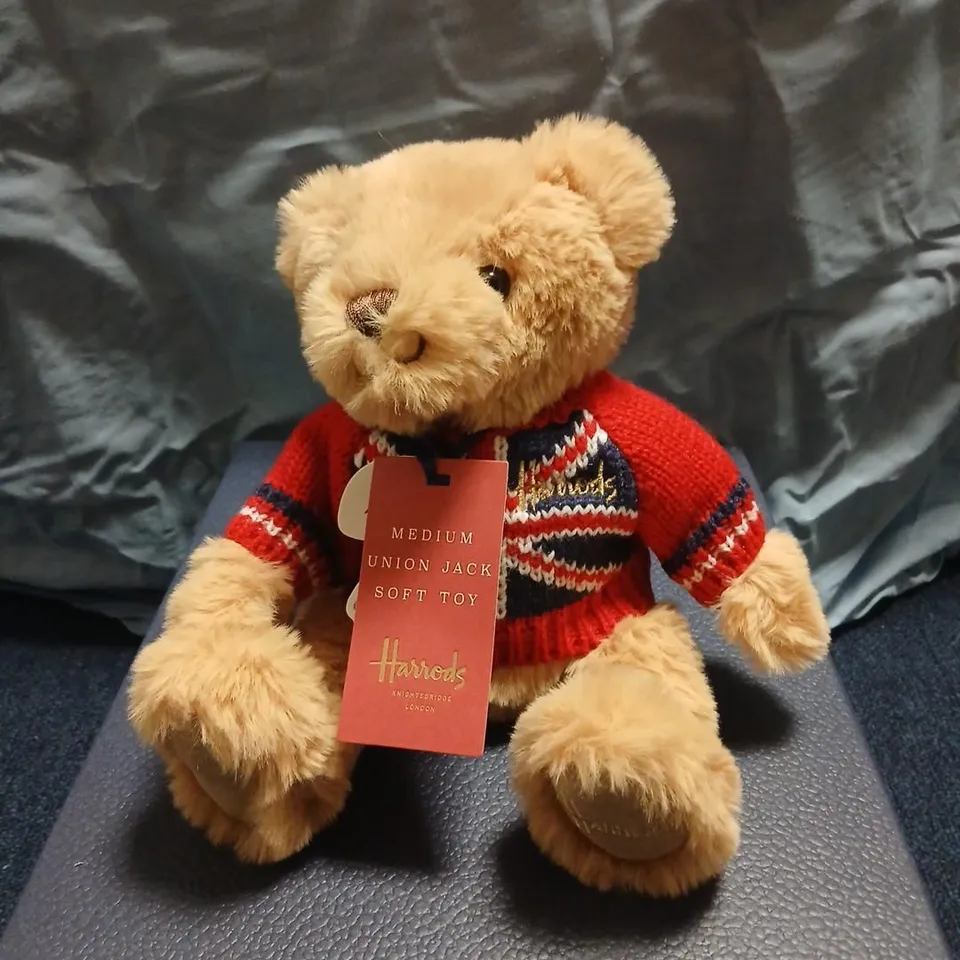 HARRODS UNION JACK SOFT TOY – MEDIUM
