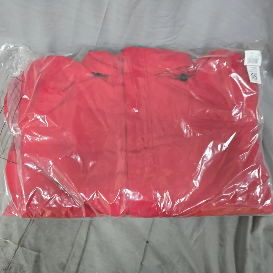 BAGGED REGATTA BEAUFORD COAT IN RED - SMALL