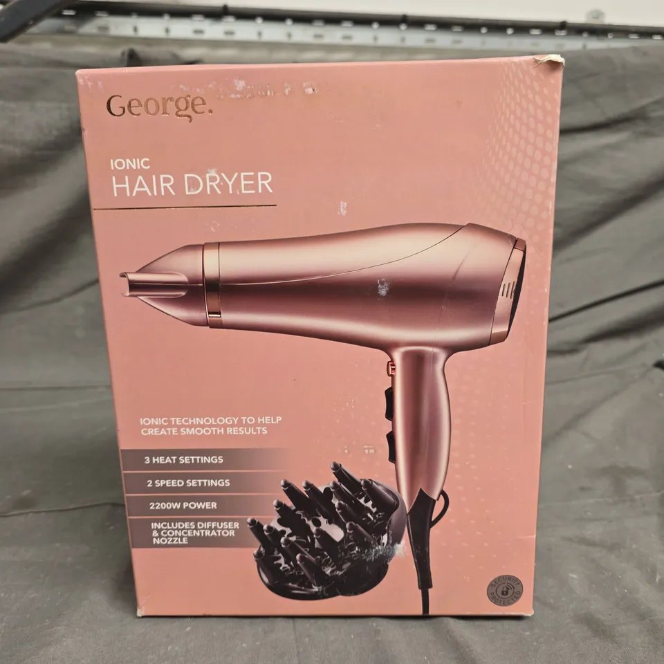 BOXED IONIC HAIR DRYER